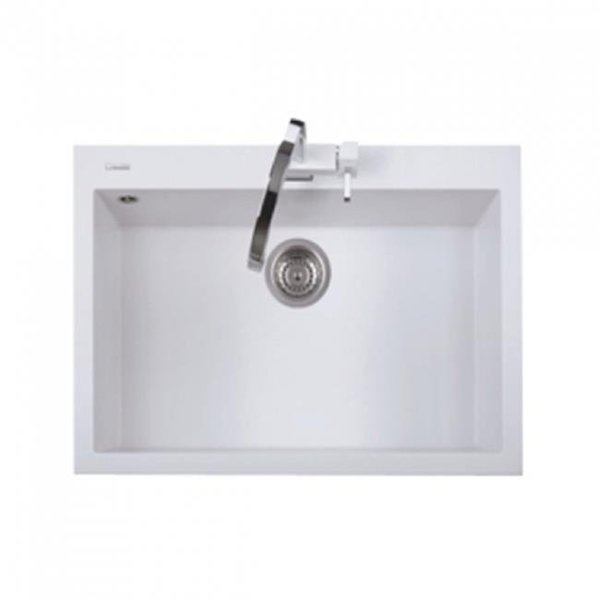 Latoscana Latoscana ON7610 - 58UG One Series Single Basin Drop-In Sink - Milk White ON7610 - 58UG